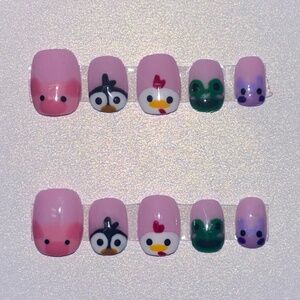 Custom Animal Kids Press On Nails